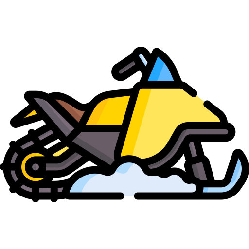 Snowmobile Special Lineal color icon
