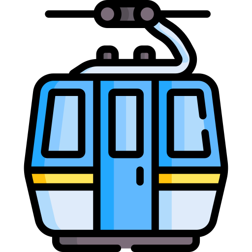 cabine de teleférico Special Lineal color Ícone