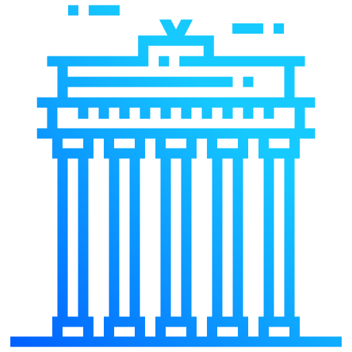 Brandenburg gate Generic Gradient icon