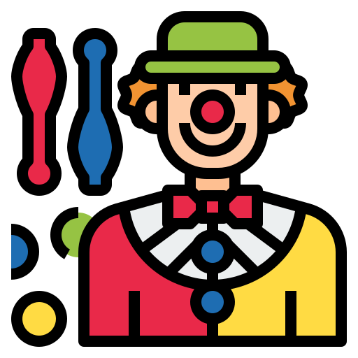 Żongler Generic Outline Color ikona