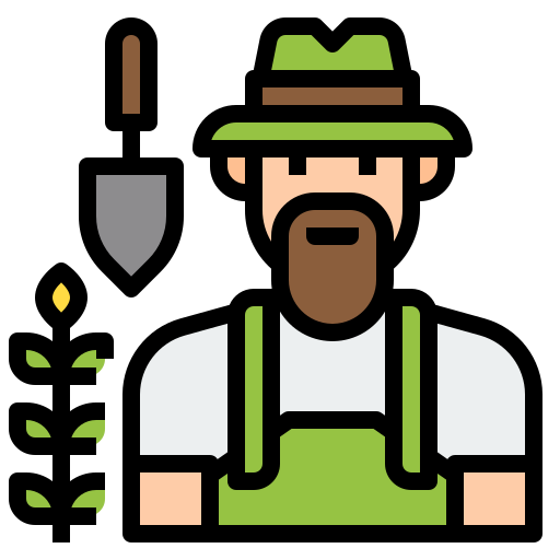 Gardener Generic Outline Color icon