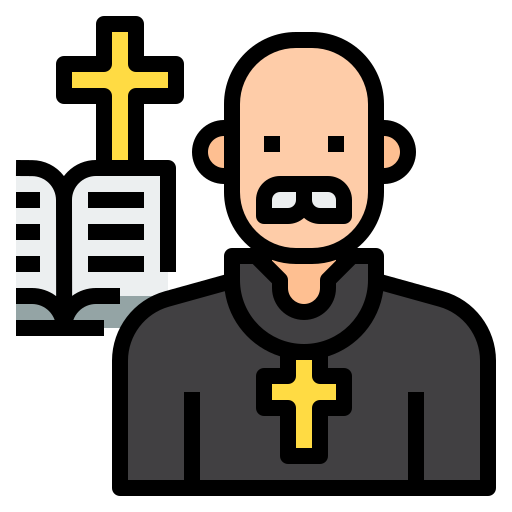 Священник Generic Outline Color иконка