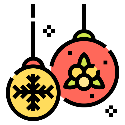 クリスマスボール Linector Lineal Color icon
