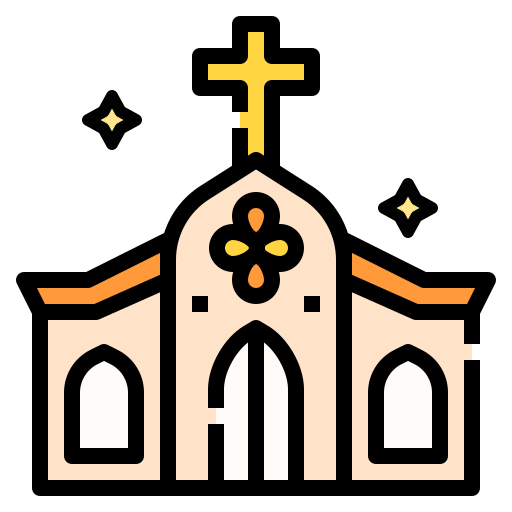 Church Linector Lineal Color icon