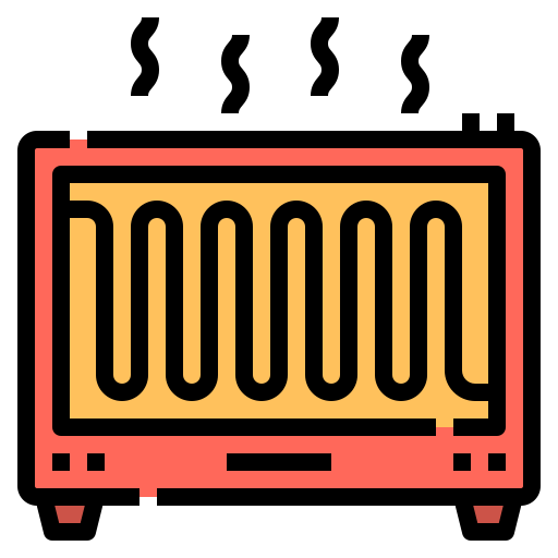 Heater Linector Lineal Color icon