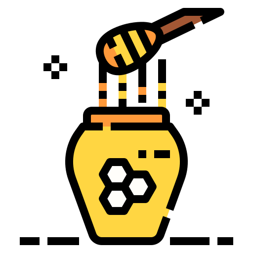 Honey jar Linector Lineal Color icon
