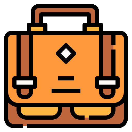 Briefcase Linector Lineal Color icon