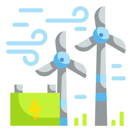 energía eólica Wanicon Flat icono