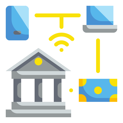 Online banking Wanicon Flat icon