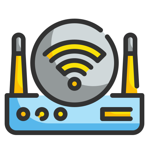 router Wanicon Lineal Color icon