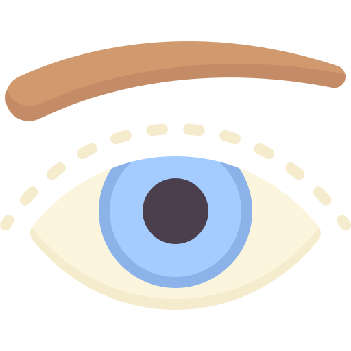 oog Special Flat icoon