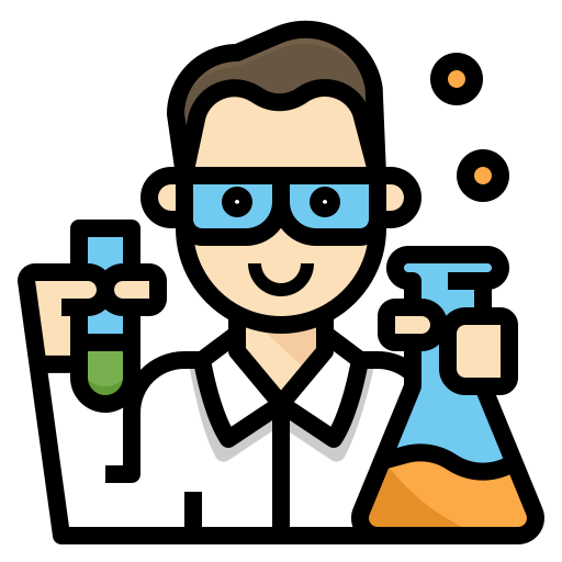 Biochemist dDara Lineal Color icon