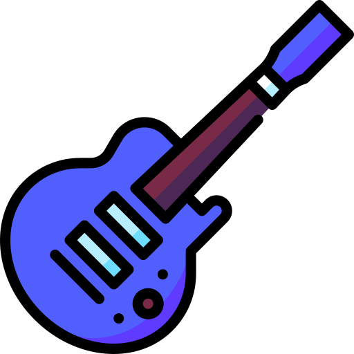 elektrische gitarre Special Lineal color icon