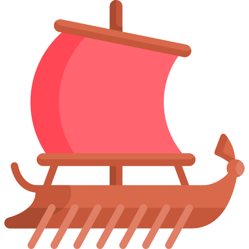 trireme Special Flat icon