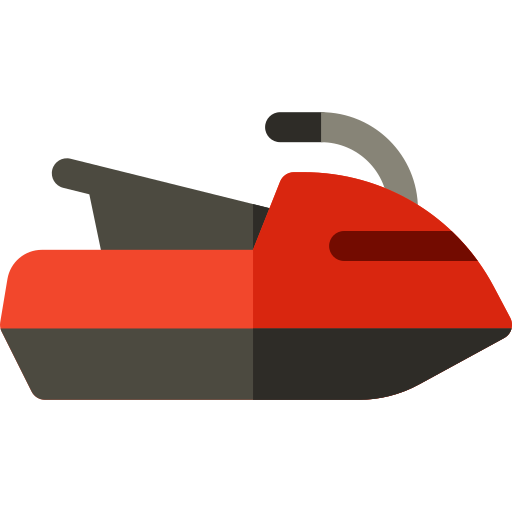 jet ski Basic Rounded Flat icon