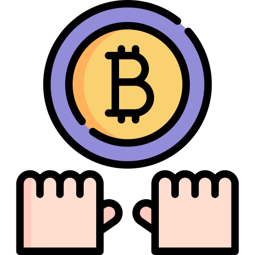 bitcoin Kawaii Lineal color icona