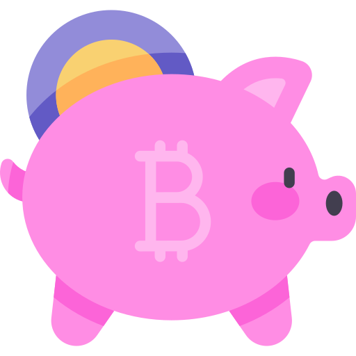 Bitcoin Kawaii Flat icon