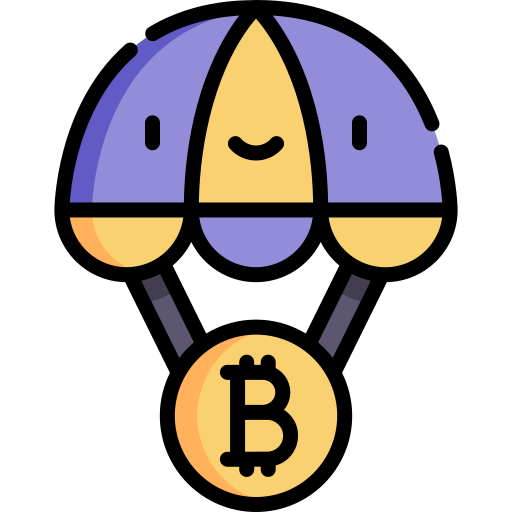 bitcoin Kawaii Lineal color icoon
