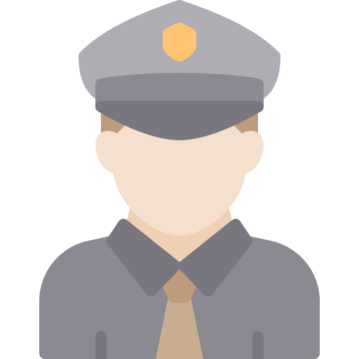Полицейский Berkahicon Flat иконка