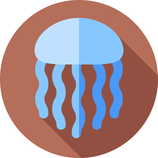クラゲ Flat Circular Flat icon