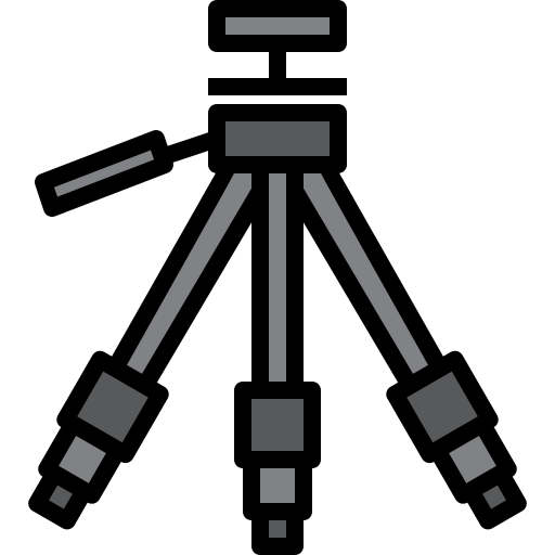 kamerastativ Generic Outline Color icon
