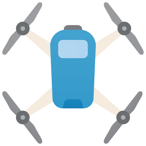 Drone Amethys Design Flat icon