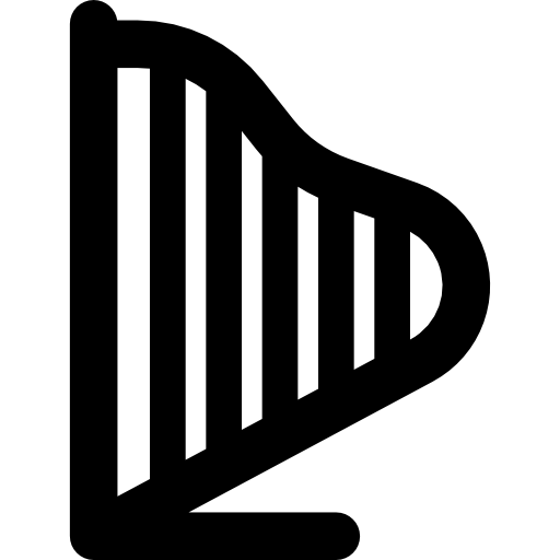 Harp Basic Rounded Filled icon