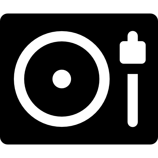 Turntable Basic Rounded Filled icon