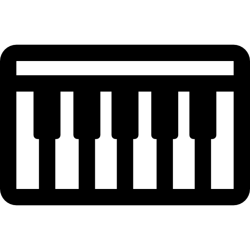 キーボード Basic Rounded Lineal icon