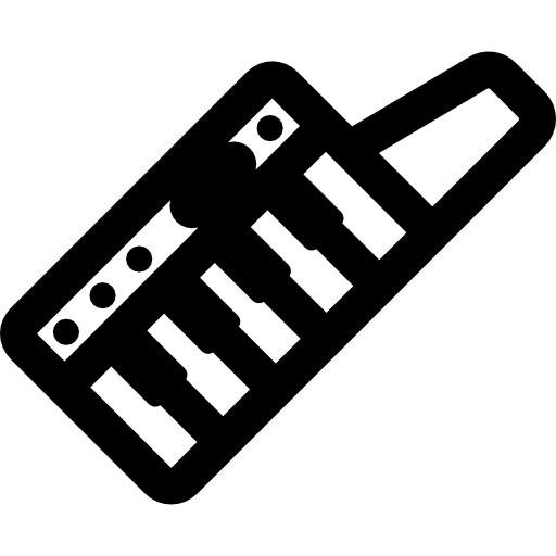 keytar Basic Rounded Lineal icon