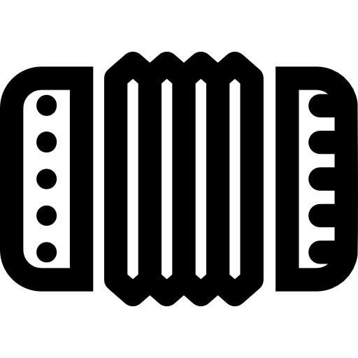 akordeon Basic Rounded Lineal ikona