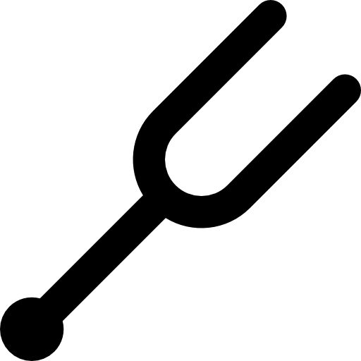 音叉 Basic Rounded Lineal icon