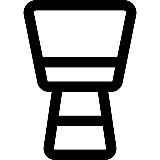 djembe Basic Rounded Lineal icono
