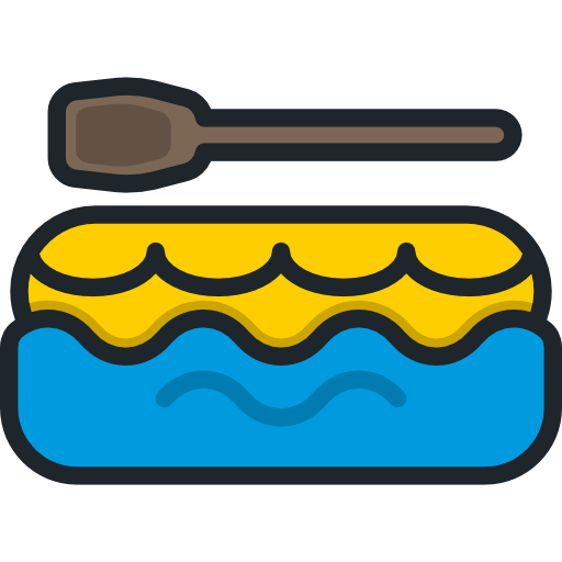 Rafting Special Lineal color icon