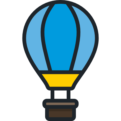 heißluftballon Special Lineal color icon