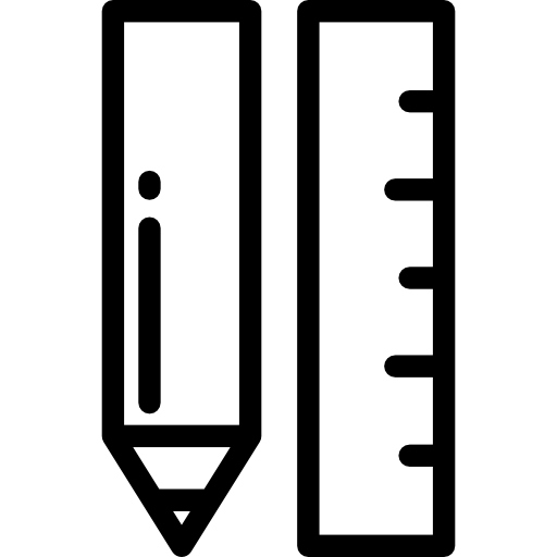 ołówek Detailed Rounded Lineal ikona