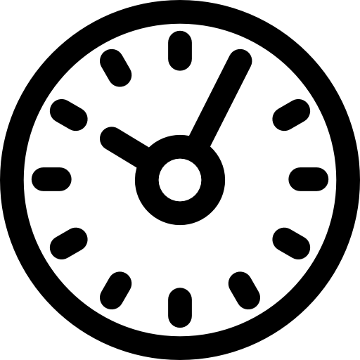 時間 Basic Rounded Lineal icon