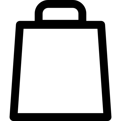 bolsa de la compra Basic Rounded Lineal icono