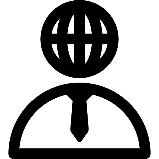 biznesmen Basic Rounded Lineal ikona