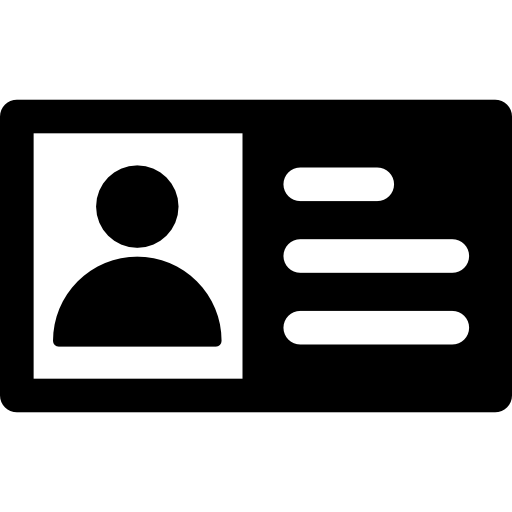 visitenkarte Basic Rounded Filled icon