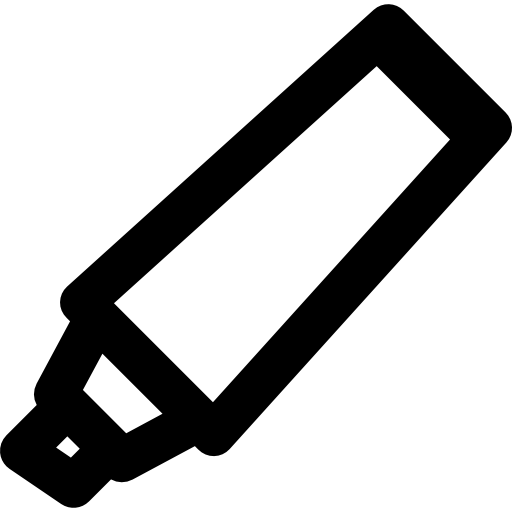 textmarker Basic Rounded Lineal icon