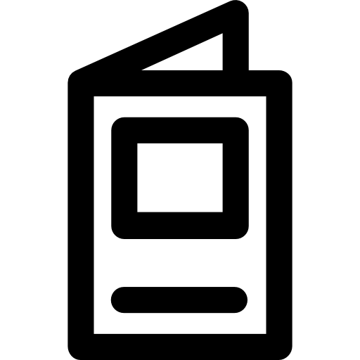 ポストカード Basic Rounded Lineal icon