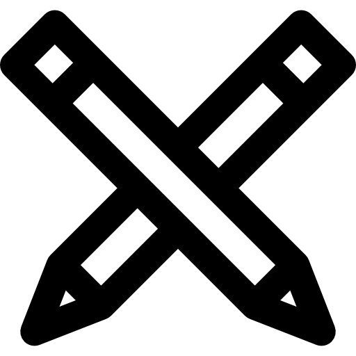 연필 Basic Rounded Lineal icon