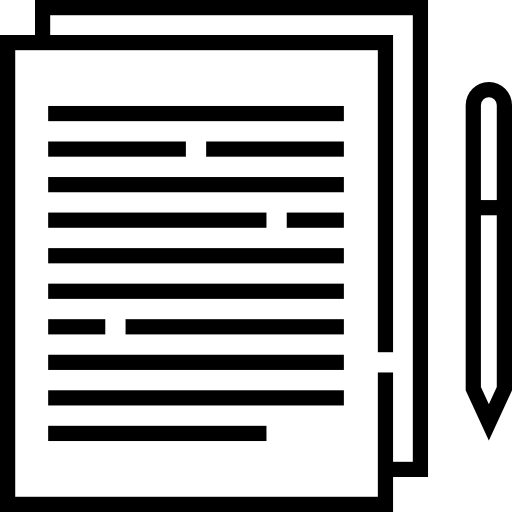 Documentation Detailed Straight Lineal icon