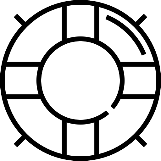 ratownik Detailed Straight Lineal ikona