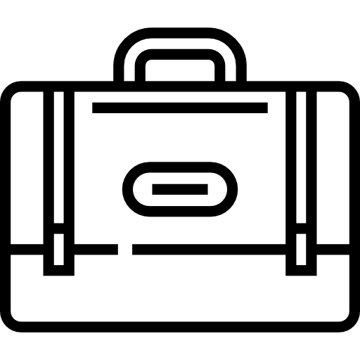 Suitcase Detailed Straight Lineal icon