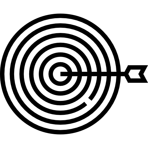 alvo Detailed Straight Lineal Ícone