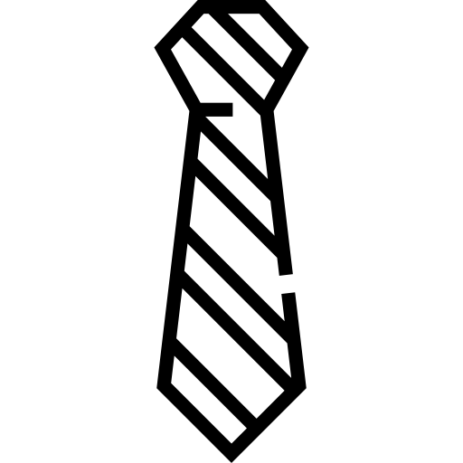 cravatta Detailed Straight Lineal icona