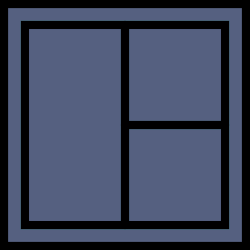 cuadrado Basic Miscellany Lineal Color icono
