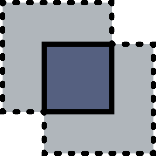 intersección Basic Miscellany Lineal Color icono